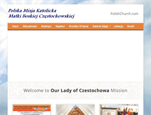 Tablet Screenshot of polishchurch.com